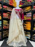 FANCY GOLD CRUSH EMBROIDERY THREAD SEQUENCE WORK TOP LEHENGA WITH JACKET PARTY WEAR WHOLESALE PRICE ETHNIC GARMENT (7)