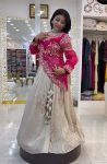 FANCY GOLD CRUSH EMBROIDERY THREAD SEQUENCE WORK TOP LEHENGA WITH JACKET PARTY WEAR WHOLESALE PRICE ETHNIC GARMENT (7)