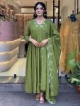 FANCY ITALIAN  EMBROIDERY WORK TOP BOTTOM WITH DUPATTA  PISTA