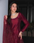 FANCY JIMMY CHOO SILK EMBROIDERY SEQUENCE WORK TOP BOTTOM WITH DUPATTA FESTIVE WEAR WHOLESALE PRICE ETHNIC GARMENT (3)