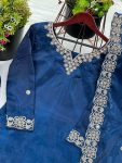 FANCY JIMMY CHOO SILK EMBROIDERY SEQUENCE WORK TOP PALAZZO WITH DUPATTA PARTY WEAR WHOLESALE PRICE ETHNIC GARMENT (3)