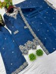 FANCY JIMMY CHOO SILK EMBROIDERY SEQUENCE WORK TOP PALAZZO WITH DUPATTA PARTY WEAR WHOLESALE PRICE ETHNIC GARMENT (3)
