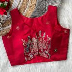 FANCY MASAKALI EMBROIDERY MULTI THREAD NIDDLE WORK READY TO WEAR STITCHED BLOUSE PARTY WEAR WHOLESALE PRICE ETHNIC GARMENT (9)