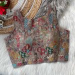FANCY MASAKALI EMBROIDERY MULTI THREAD NIDDLE WORK READY TO WEAR STITCHED BLOUSE PARTY WEAR WHOLESALE PRICE ETHNIC GARMENT (5)