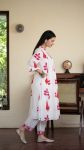 FANCY MULMUL COTTON HAND-BLOCK PRINTED TOP PANT SET PARTY WEAR WHOLESALE PRICE ETHNIC GARMENT (10)
