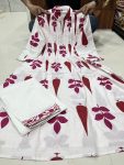 FANCY MULMUL COTTON HAND-BLOCK PRINTED TOP PANT SET PARTY WEAR WHOLESALE PRICE ETHNIC GARMENT (10)