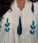 FANCY MULMUL COTTON HAND-BLOCK PRINTED TOP PANT SET PARTY WEAR WHOLESALE PRICE ETHNIC GARMENT (5)