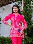 FANCY MUSLIN SILK PRINTED CO-ORD SET CASUAL WEAR WHOLESALE PRICE ETHNIC GARMENT (4)