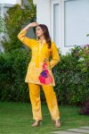 FANCY MUSLIN SILK PRINTED CO-ORD SET CASUAL WEAR WHOLESALE PRICE ETHNIC GARMENT (6)