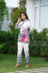 FANCY MUSLIN SILK PRINTED CO-ORD SET CASUAL WEAR WHOLESALE PRICE ETHNIC GARMENT (8)