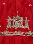 FANCY NATURAL CREPE EMBROIDERY SEQUENCE HANDWORK TOP LEHENGA WITH DUPATTA PARTY WEAR WHOLESALE PRICE ETHNIC GARMENT (3)