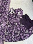 FANCY ORGANZA FLORAL PRINTED ANARKALI GOWN BOTTOM WITH DUPATTA PARTY WEAR WHOLESALE PRICE ETHNIC GARMENT (7)