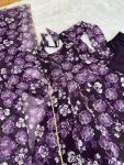 FANCY ORGANZA FLORAL PRINTED ANARKALI GOWN BOTTOM WITH DUPATTA PARTY WEAR WHOLESALE PRICE ETHNIC GARMENT (7)