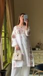 FANCY RAYON EMBROIDERY WORK KURTI PALAZZO SET PARTY WEAR WHOLESALE PRICE ETHNIC GARMENT (7)
