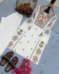 FANCY RAYON EMBROIDERY WORK KURTI PALAZZO SET PARTY WEAR WHOLESALE PRICE ETHNIC GARMENT (7)