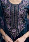 FANCY ROMAN EMBROIDERY WORK TOP BOTTOM WITH DUPATTA FESTIVE WEAR WHOLESALE PRICE ETHNIC GARMENT (3)