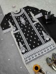 FANCY ROMAN SILK CHINE STITCH THREAD WORK TOP BOTTOM WITH DUPATTA PARTY WEAR WHOLESALE PRICE ETHNIC GARMENT (4)