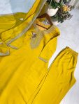 FANCY ROMAN SILK CODING SEQUENCE EMBROIDERY WORK TOP BOTTOM WITH DUPATTA PARTY WEAR WHOLESALE PRICE ETHNIC GARMENT (4)