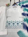 FANCY ROMAN SILK SEQUENCE EMBROIDERY WORK TOP PATIYALA WITH DUPATTA FESTIVE WEAR WHOLESALE PRICE ETHNIC GARMENT (4)