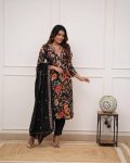 FANCY RUSSIAN SILK SEQUENCE CODING EMBROIDERY WORK TOP BOTTOM WITH DUPATTA PARTY WEAR WHOLESALE PRICE ETHNIC GARMENT (10)