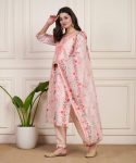 FANCY SHIFLI LINEN COTTON PRINTED MOTI WORK TOP BOTTOM WITH DUPATTA PARTY WEAR WHOLESALE PRICE ETHNIC GARMENT (4)