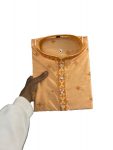 FANCY SOFT COTTON THREAD SEQUENCE WORK MEN’S KURTA PAYJAMA PARTY WEAR WHOLESALE PRICE ETHNIC GARMENT (5)