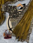 FANCY SPACE SILK SEQUENCE AND ZARI EMBROIDERY WORK LACE BORDER WITH FANCY LATKAN WORK SAREE WITH STITCHED BLOUSE PARTY WEAR WHOLESALE PRICE ETHNIC GARMENT (2).jpeg