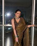 FANCY SPACE SILK SEQUENCE AND ZARI EMBROIDERY WORK LACE BORDER WITH FANCY LATKAN WORK SAREE WITH STITCHED BLOUSE PARTY WEAR WHOLESALE PRICE ETHNIC GARMENT (2).jpeg