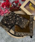 FANCY SPACE SILK SEQUENCE AND ZARI EMBROIDERY WORK LACE BORDER WITH FANCY LATKAN WORK SAREE WITH STITCHED BLOUSE PARTY WEAR WHOLESALE PRICE ETHNIC GARMENT (2).jpeg