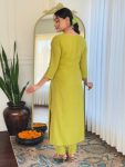 FANCY VISCOSE CHANDERI SEQUENCE CODING EMBROIDERY WORK TOP BOTTOM WITH DUPATTA FESTIVE WEAR WHOLESALE PRICE ETHNIC GARMENT (3)