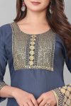 FASHIONABLE COTTON EMBROIDERY LACE WORK TOP BOTTOM WITH DUPATTA PARTY WEAR WHOLESALE PRICE ETHNIC GARMENT (3)