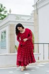 FASHIONABLE GEORGETTE EMBROIDERY SEQUENCE WORK ANARKALI GOWN BOTTOM WITH DUPATTA PARTY WEAR WHOLESALE PRICE ETHNIC GARMENT (3)