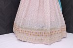 FASHIONABLE GEORGETTE EMBROIDERY THREAD SEQUENCE WORK LEHENGA CHOLI WITH DUPATTA PARTY WEAR WHOLESALE PRICE ETHNIC GARMENT (3)