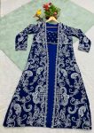 FASHIONABLE GEORGETTE EMBROIDERY THREAD SEQUENCE ZARI WORK STITCHED SHRUG PALAZZO WITH BLOUSE PARTY WEAR WHOLESALE PRICE ETHNIC GARMENT (6)