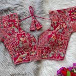 FASHIONABLE GEORGETTE THREAD SEQUENCE EMBROIDERY WORK READY TO WEAR BLOUSE PARTY WEAR WHOLESALE PRICE ETHNIC GARMENT (8)