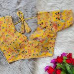 FASHIONABLE GEORGETTE THREAD SEQUENCE EMBROIDERY WORK READY TO WEAR BLOUSE PARTY WEAR WHOLESALE PRICE ETHNIC GARMENT (12)
