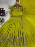 FASHIONABLE GEORGETTE THREAD SEQUENCE WORK TOP PALAZZO WITH DUPATTA PARTY WEAR WHOLESALE PRICE ETHNIC GARMENT (3)