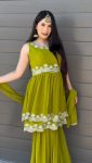 FASHIONABLE GEORGETTE THREAD SEQUENCE WORK TOP PALAZZO WITH DUPATTA PARTY WEAR WHOLESALE PRICE ETHNIC GARMENT (3)