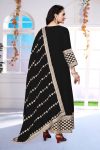 FASHIONABLE GEORGETTE ZARI EMBROIDERY WORK GOWN WITH DUPATTA PARTY WEAR WHOLESALE PRICE ETHNIC GARMENT (9)