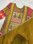 FASHIONABLE HEAVY SILK EMBROIDERY MIRROR HANDWORK TOP BOTTOM WITH DUPATTA PARTY WEAR WHOLESALE PRICE ETHNIC GARMENT (7)