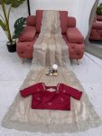 FASHIONABLE JIMMY CHOO THREAD SEQUENCE WORK SAREE WITH UNSTITCHED BLOUSE PARTY WEAR WHOLESALE PRICE ETHNIC GARMENT (3)