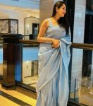 FASHIONABLE LICHI SILK JACQUARD WEAVING WORK SAREE WITH UNSTITCHED BLOUSE PARTY WEAR WHOLESALE PRICE ETHNIC GARMENT (6)