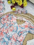 FASHIONABLE ORGANZA DIGITAL PRINTED FLAIRED GOWN BOTTOM WITH DUPATTA PARTY WEAR WHOLESALE PRICE ETHNIC GARMENT (9)