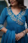 FASHIONABLE PARAMPARA SILK WITH SEQUENCE EMBROIDERY WORK TOP BOTTOM WITH DUPATTA PARTY WEAR WHOLESALE PRICE ETHNIC GARMENT (6)