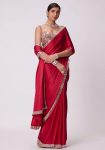 FASHIONABLE RANGOLI SILK EMBROIDERY MIRROR WORK SAREE WITH UNSTITCHED BLOUSE PARTY WEAR WHOLESALE PRICE ETHNIC GARMENT (5)