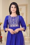 FASHIONABLE RAYON FOIL PRINTED LONG KURTI PARTY WEAR WHOLESALE PRICE ETHNIC GARMENT (8)