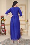 FASHIONABLE RAYON FOIL PRINTED LONG KURTI PARTY WEAR WHOLESALE PRICE ETHNIC GARMENT (8)