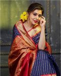 FASHIONABLE SOFT LICHI SILK JACQUARD WORK SAREE WITH UNSTITCHED BLOUSE PARTY WEAR WHOLESALE PRICE ETHNIC GARMENT (5)