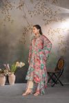FASHIONABLE SOFT ORGANZA SILK DIGITAL PRINTED FLAIRED GOWN BOTTOM WITH DUPATTA PARTY WEAR WHOLESALE PRICE ETHNIC GARMENT (3)