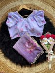 FASHIONABLE TABBY ORGANZA DIGITAL PRINTED HANDWORK SAREE WITH UNSTITCHED BLOUSE PARTY WEAR WHOLESALE PRICE ETHNIC GARMENT (10)
